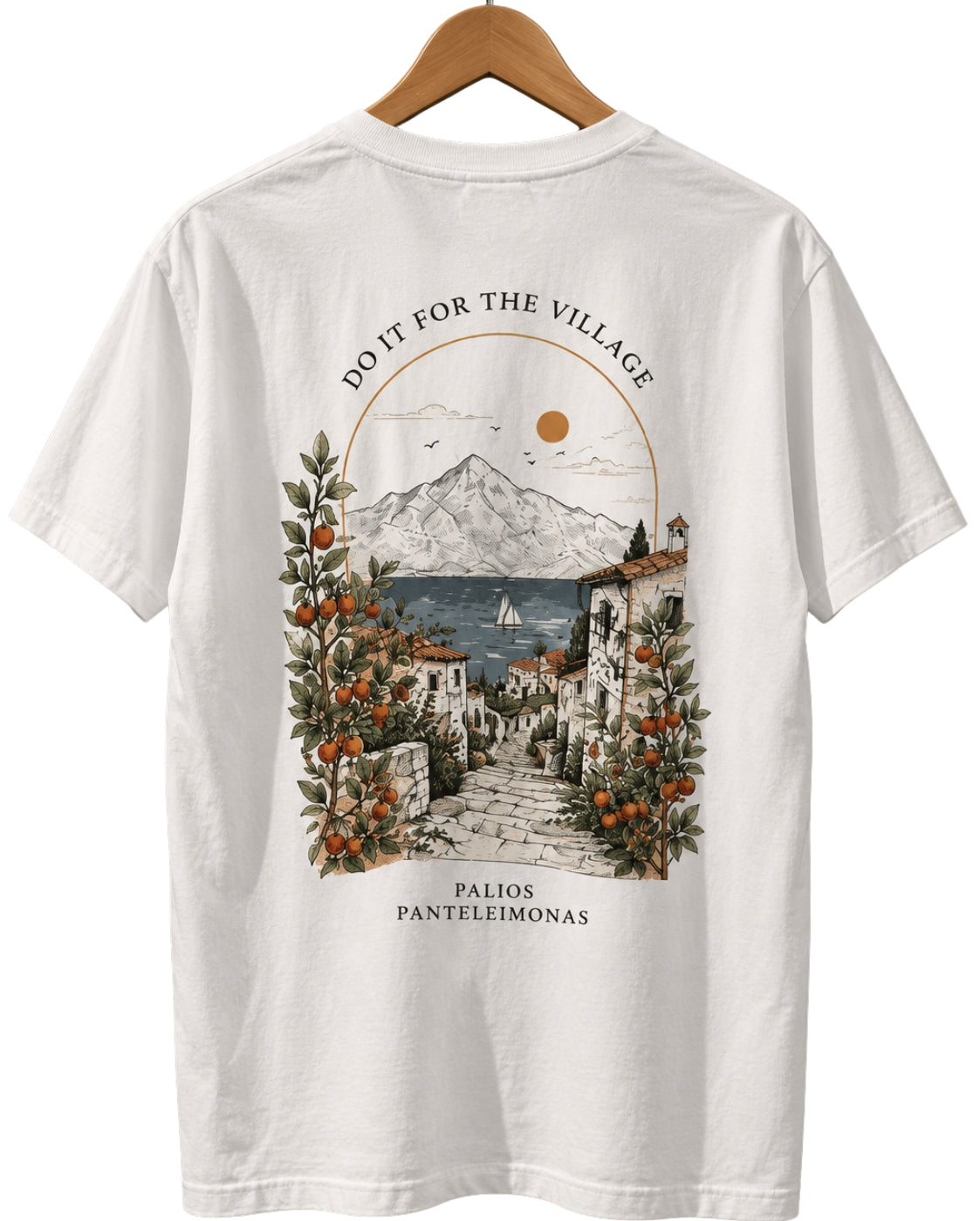 Village Sunset – Unisex T-Shirt