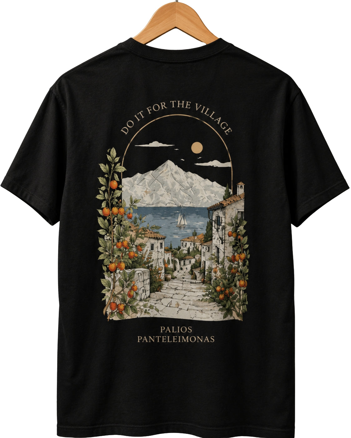 Village Sunset – Unisex T-Shirt