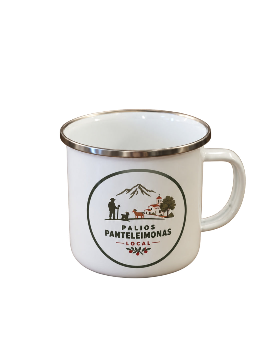 Palios Panteleimonas Local Enamel Mug