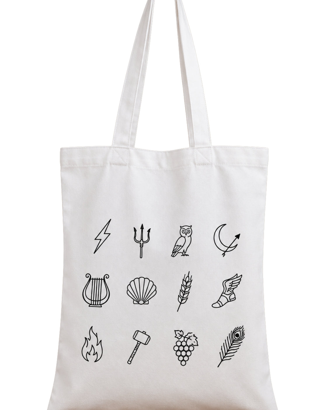 Symbols of Olympus – Greek Icons Tote Bag