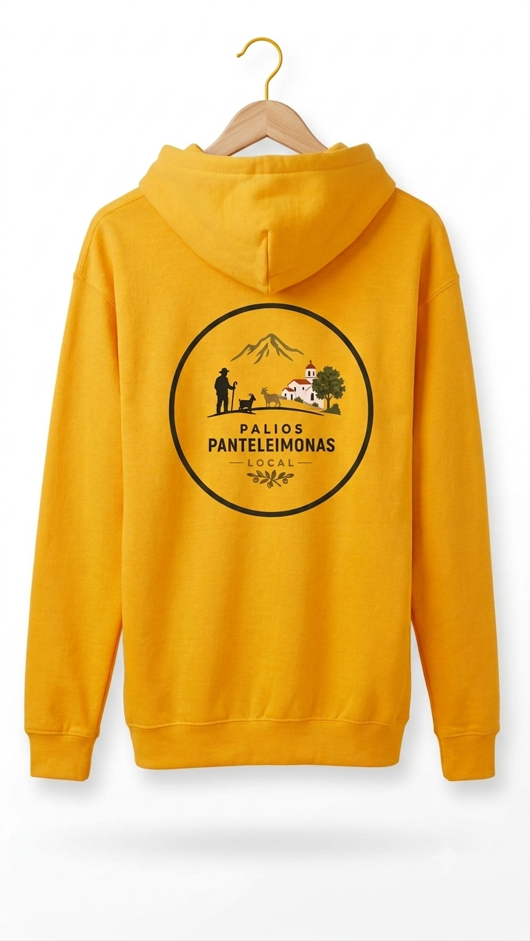 LOGO YELLOW HOODIE